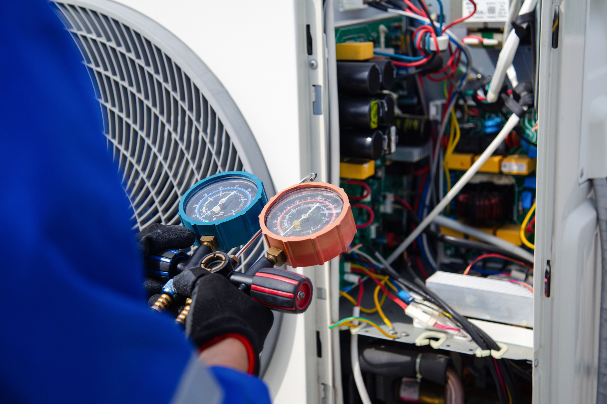 Professional HVAC installation